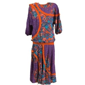 Diane Fres Women's Vintage Dress Size Large